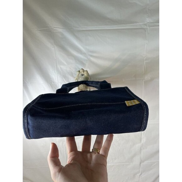 Giorgio Beverly Hills Blue Denim Mini Tote Bag - Picture 7 of 13